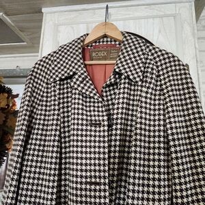 Vintage Rodex Scorch Saxony 100% Wool Coat The London Shop
